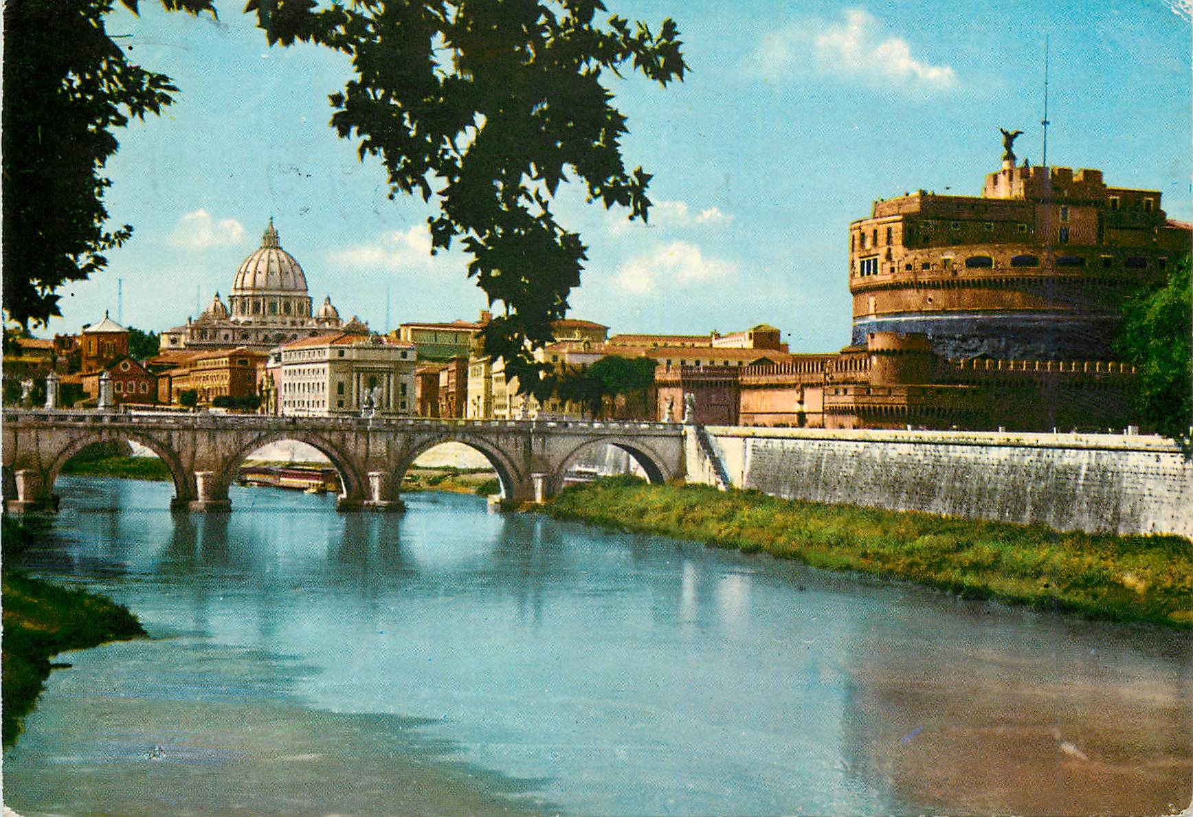 CPM Roma Pont et Chateau Sant Ange