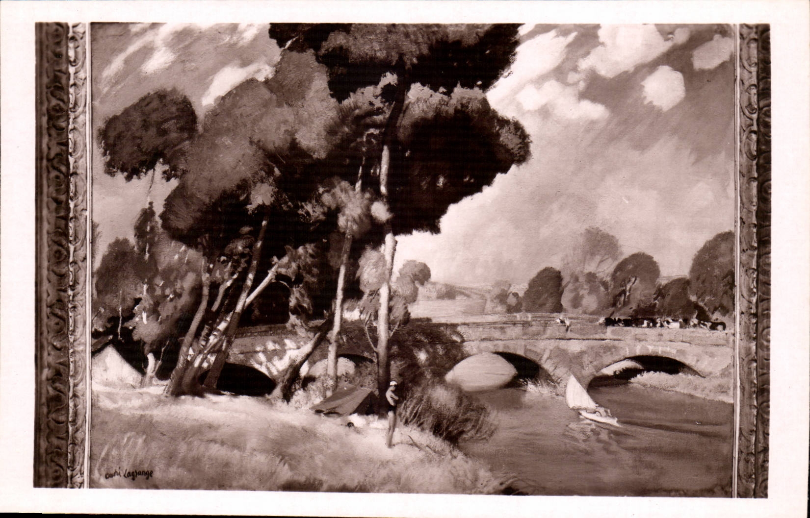 CPA Living room of Paris Andre Lagrange the summer