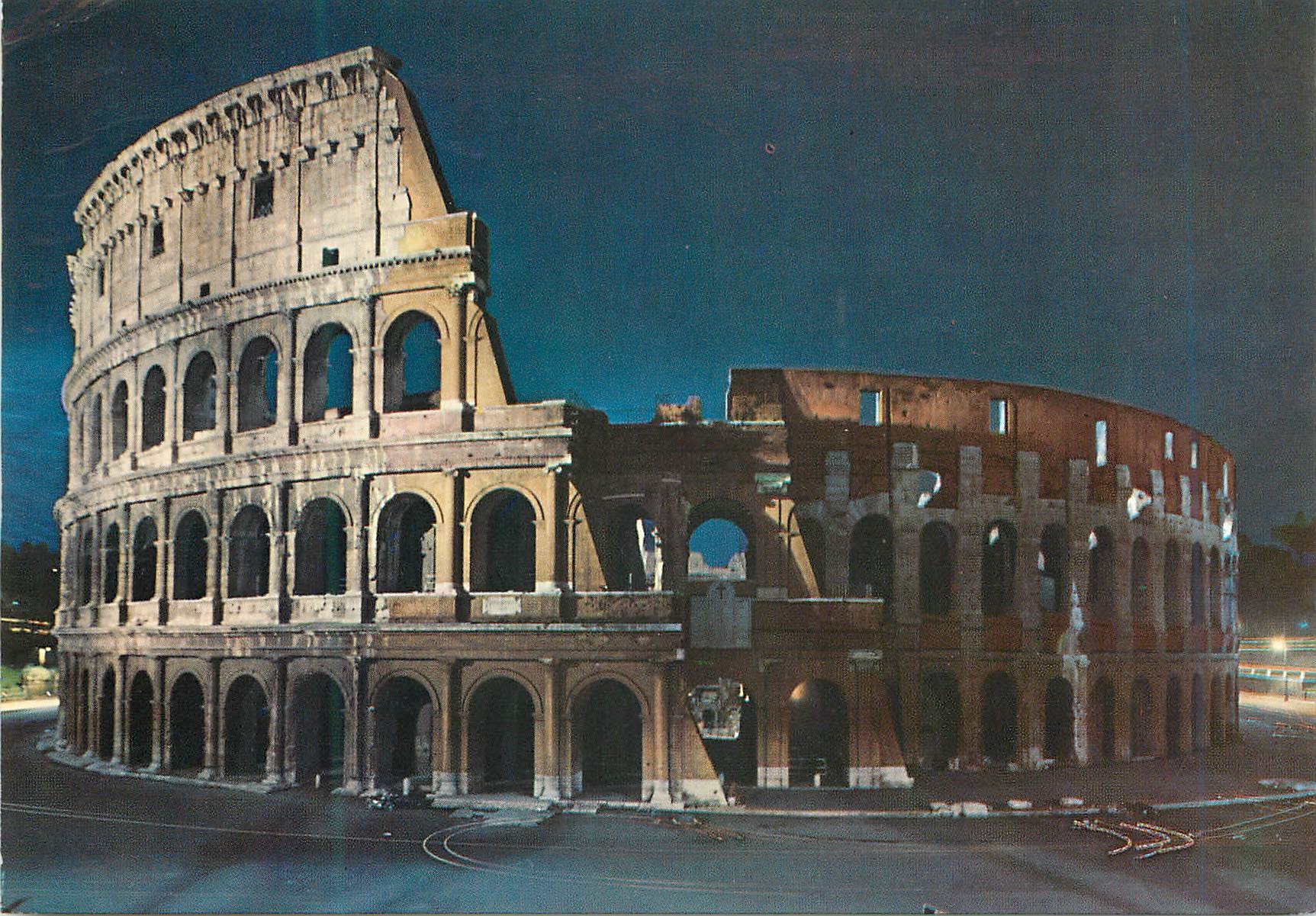 CPM Roma Le Colysee nocturne
