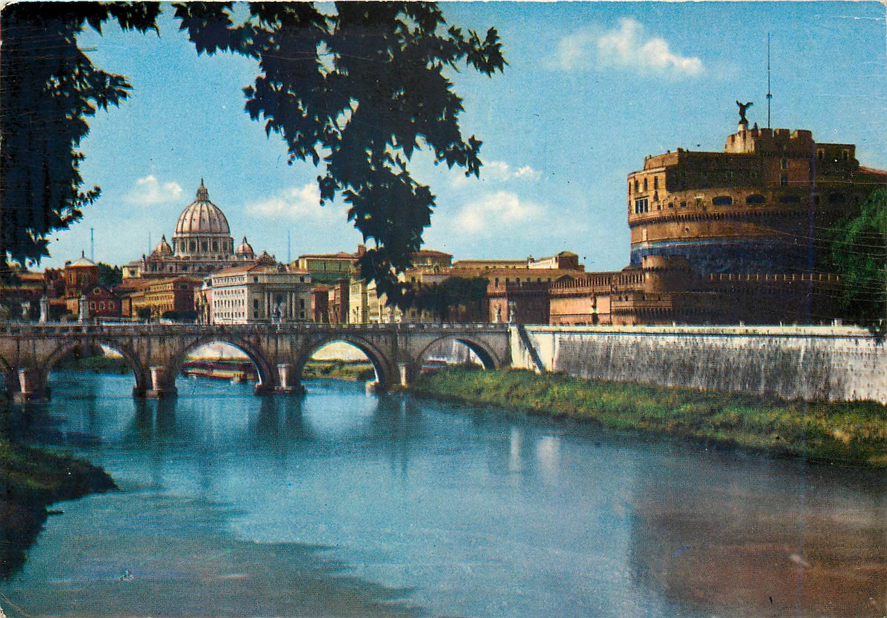 CPM Roma Pont et Chateau Sant Ange