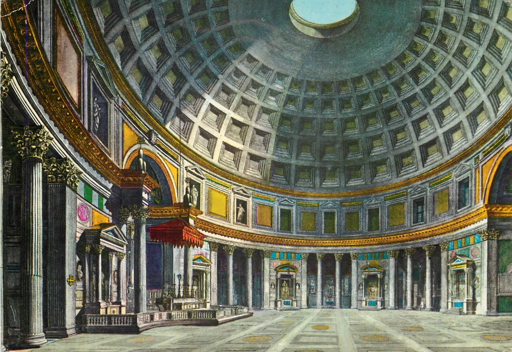 CPM Roma Interieur du Pantheon