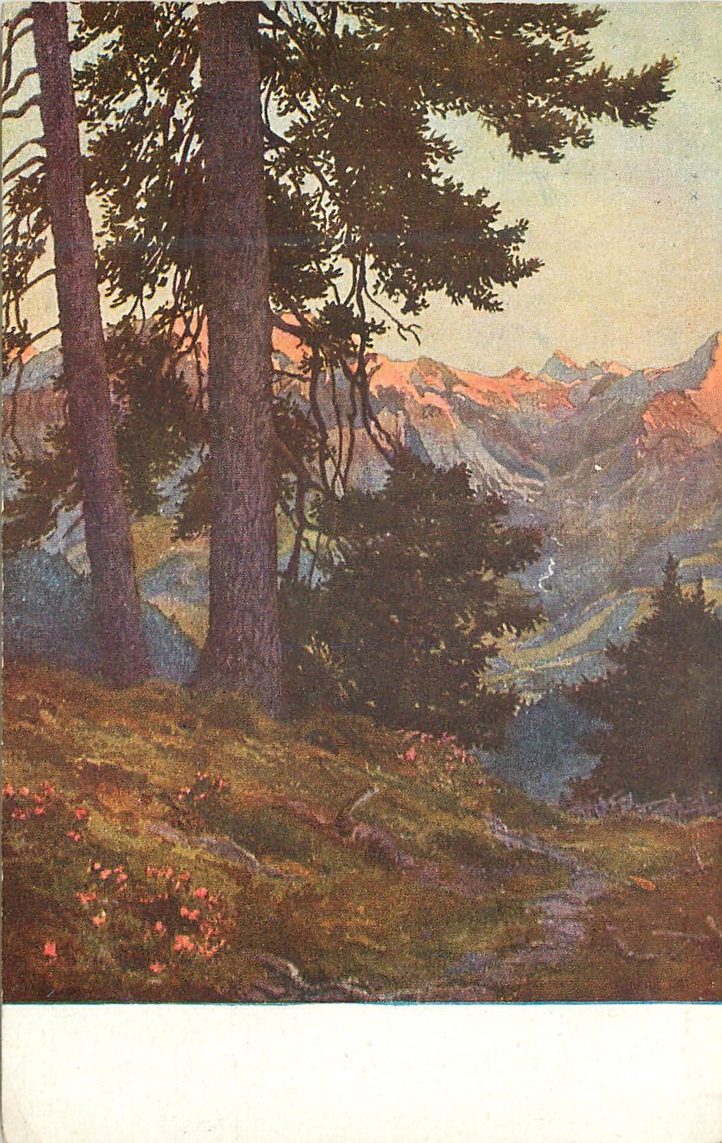 CPA Weg zur Schmittenhohe Grossglockner