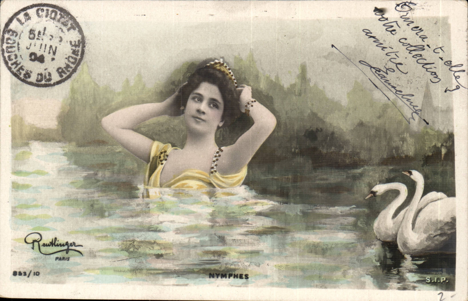 Fantasy CPA Woman and swans