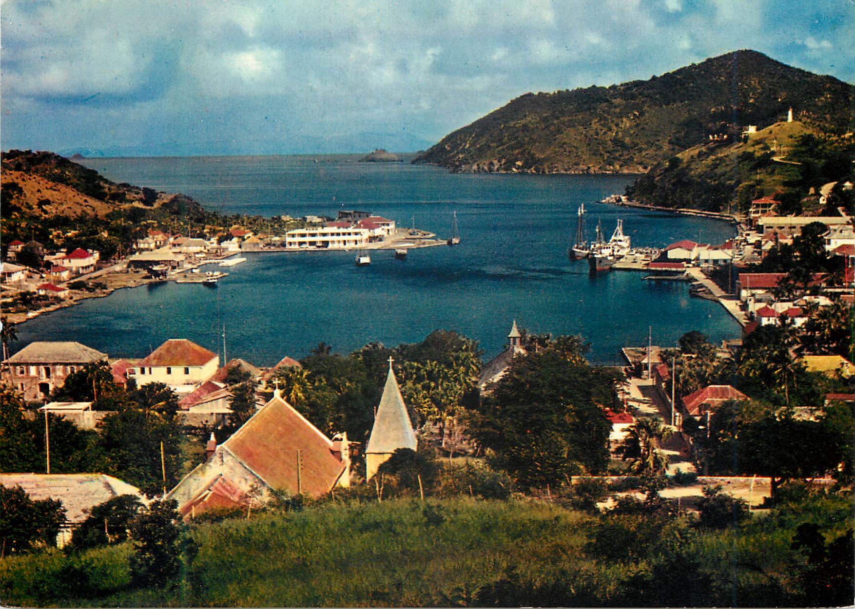 CPM Saint Barthelemy La rade de Gustavia
