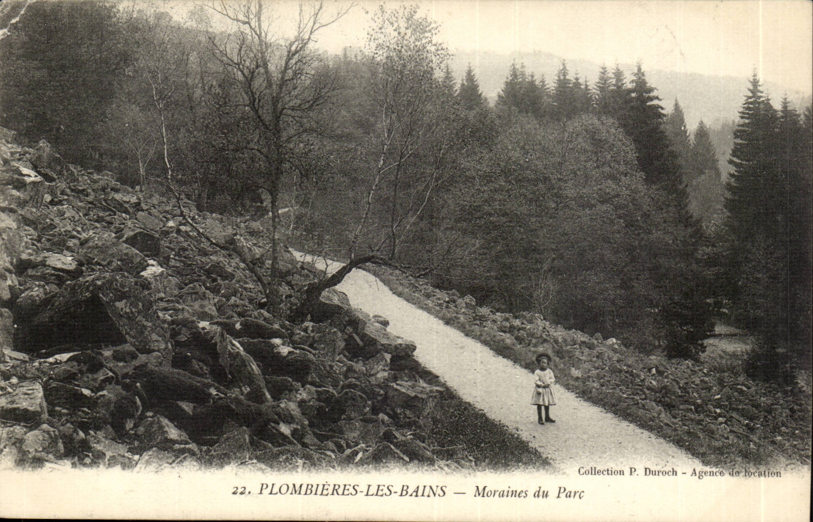 Plombieres les Bains CPA Moraines of the park