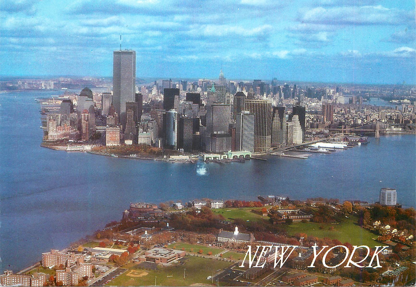 CPM New York Spectacular Aerial View of New York's