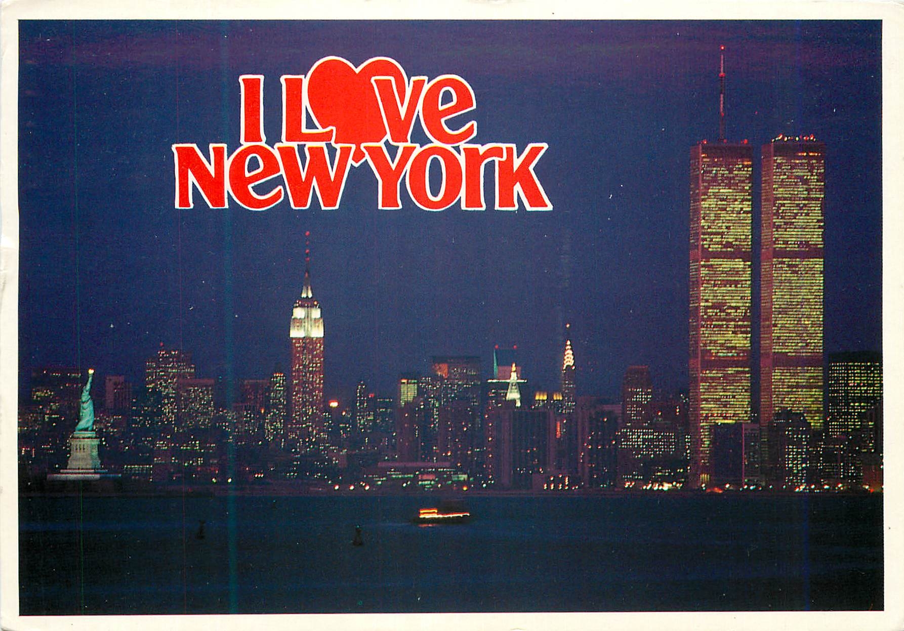 CPM New York Unusual night scene of New York City