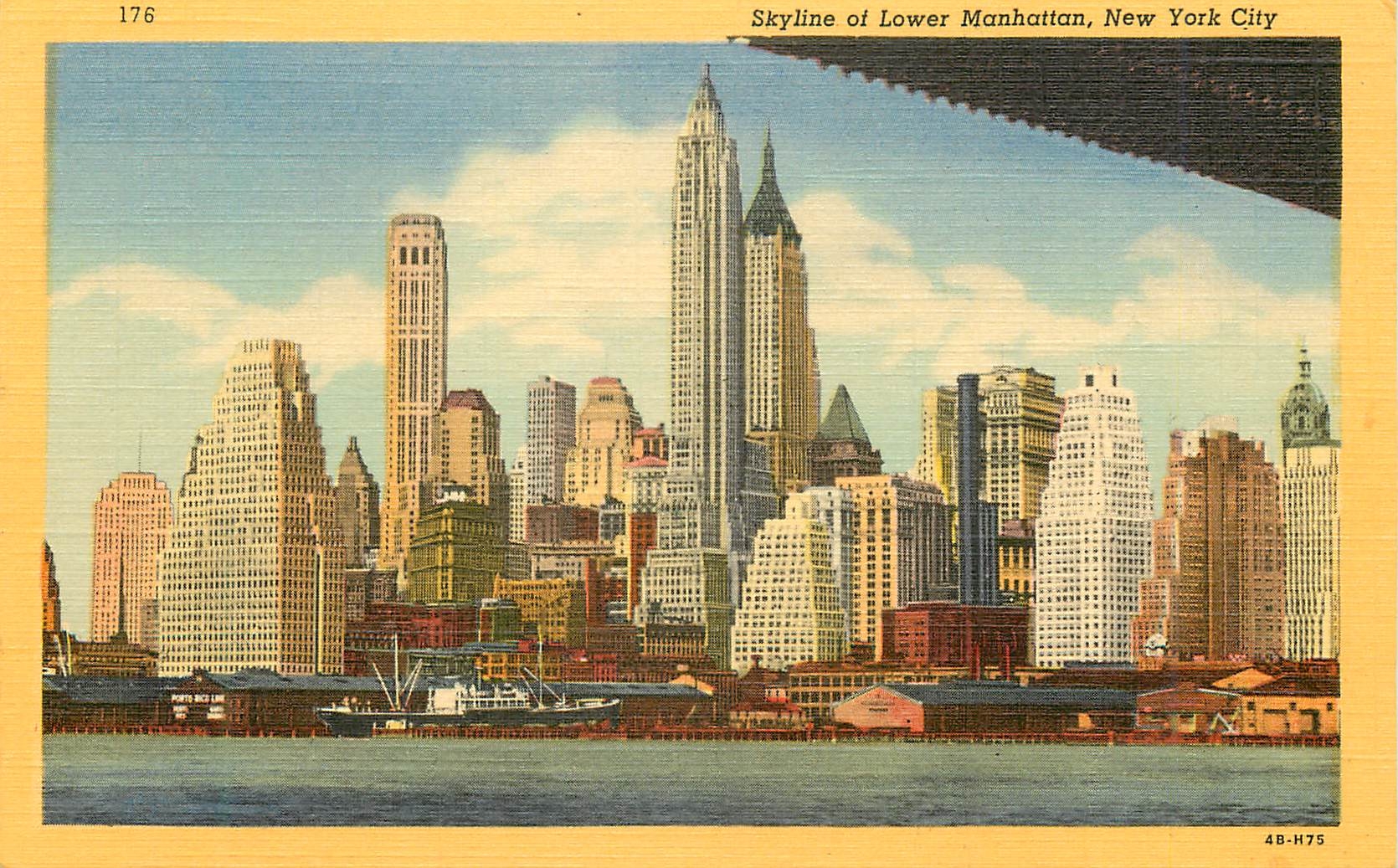 CPA Skyline of Lower Manhattan New York City