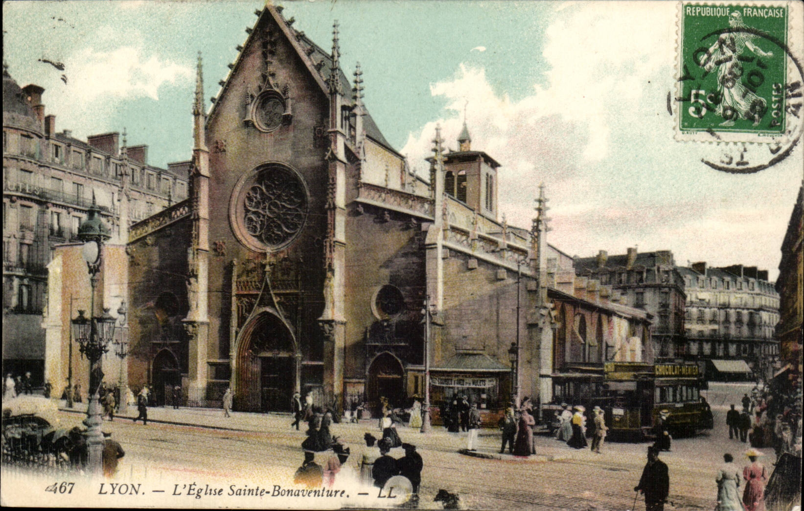 Lyon CPA die Kirche Sainte Bonaventure