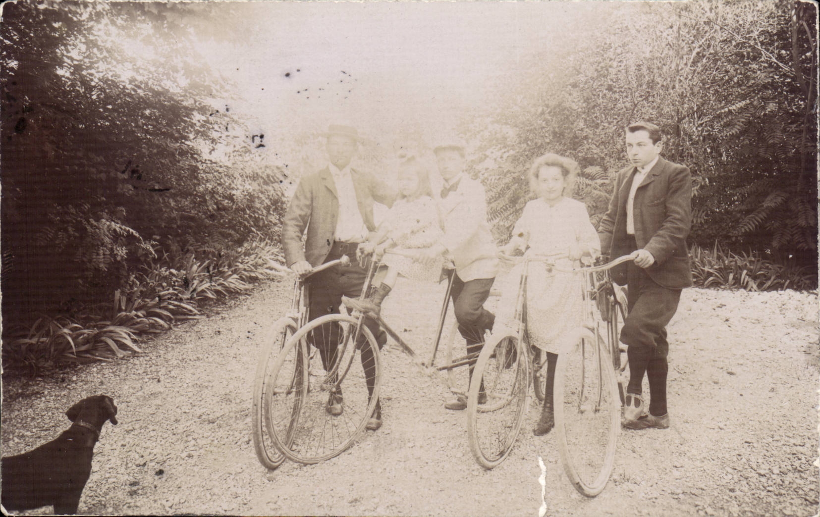 Real photo (dechiree) Montelimar Cyclists (cylcing)