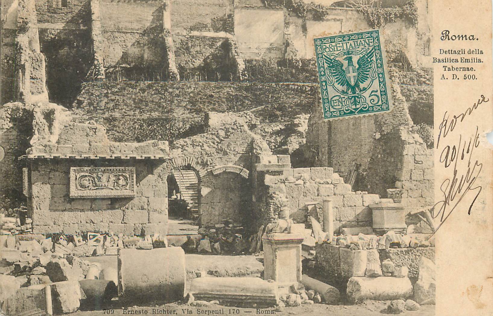 CPA Roma Basillica Tabruse