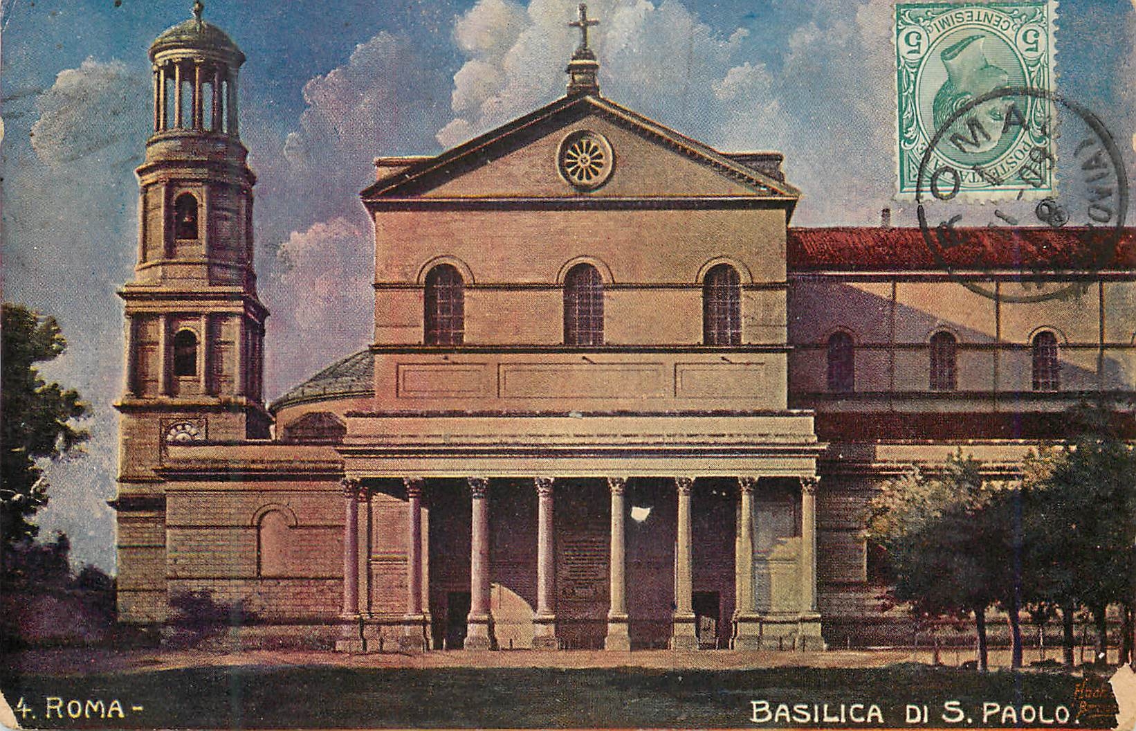 CPA Roma Basillica Di S Paolo