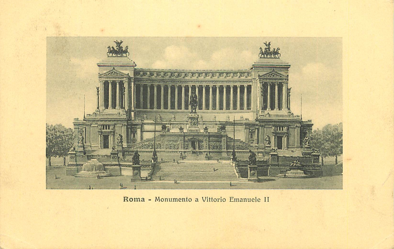 CPA Roma Monumento a Vittorio Emanuele II