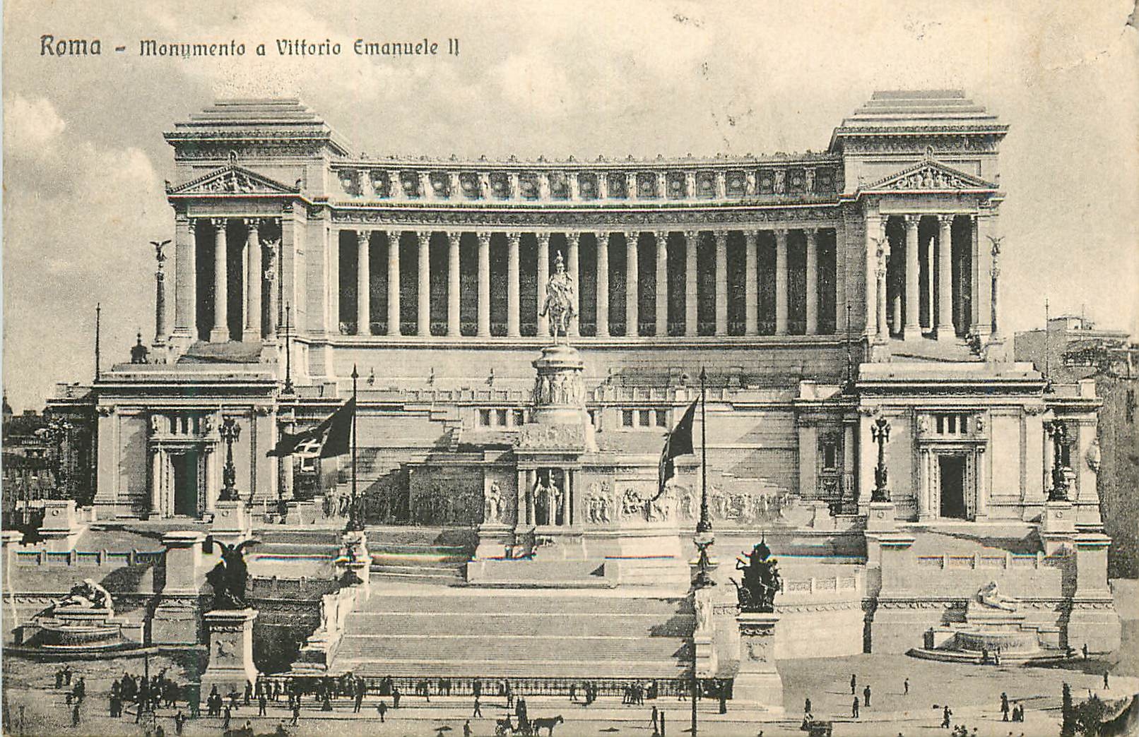 CPA Roma Monumento a Vittorio Emanuele II