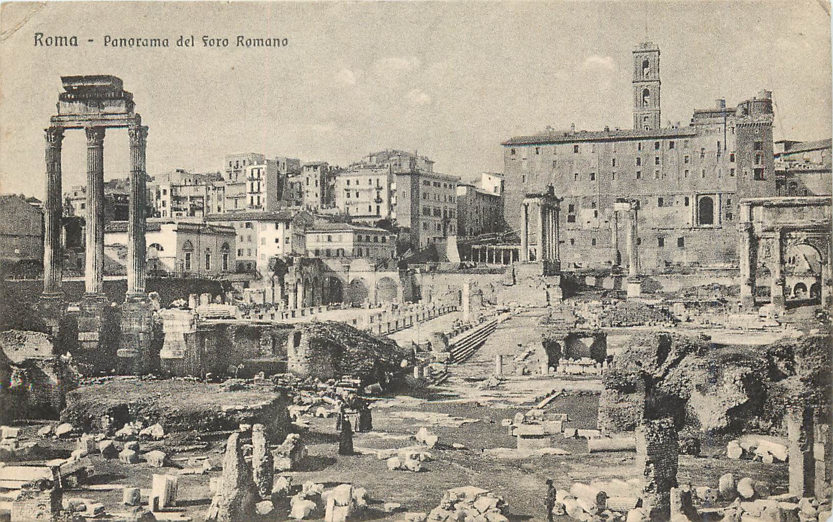 CPA Roma Panorama del Foro Romano