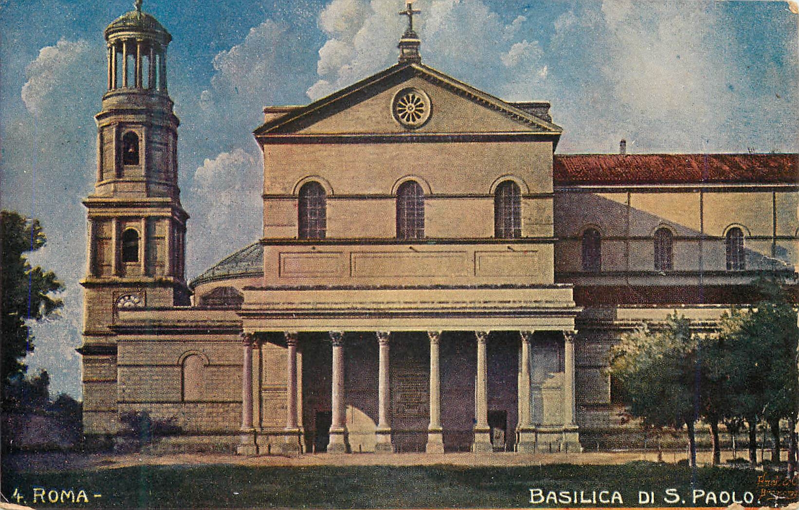 CPA Roma Basilica di S Paolo