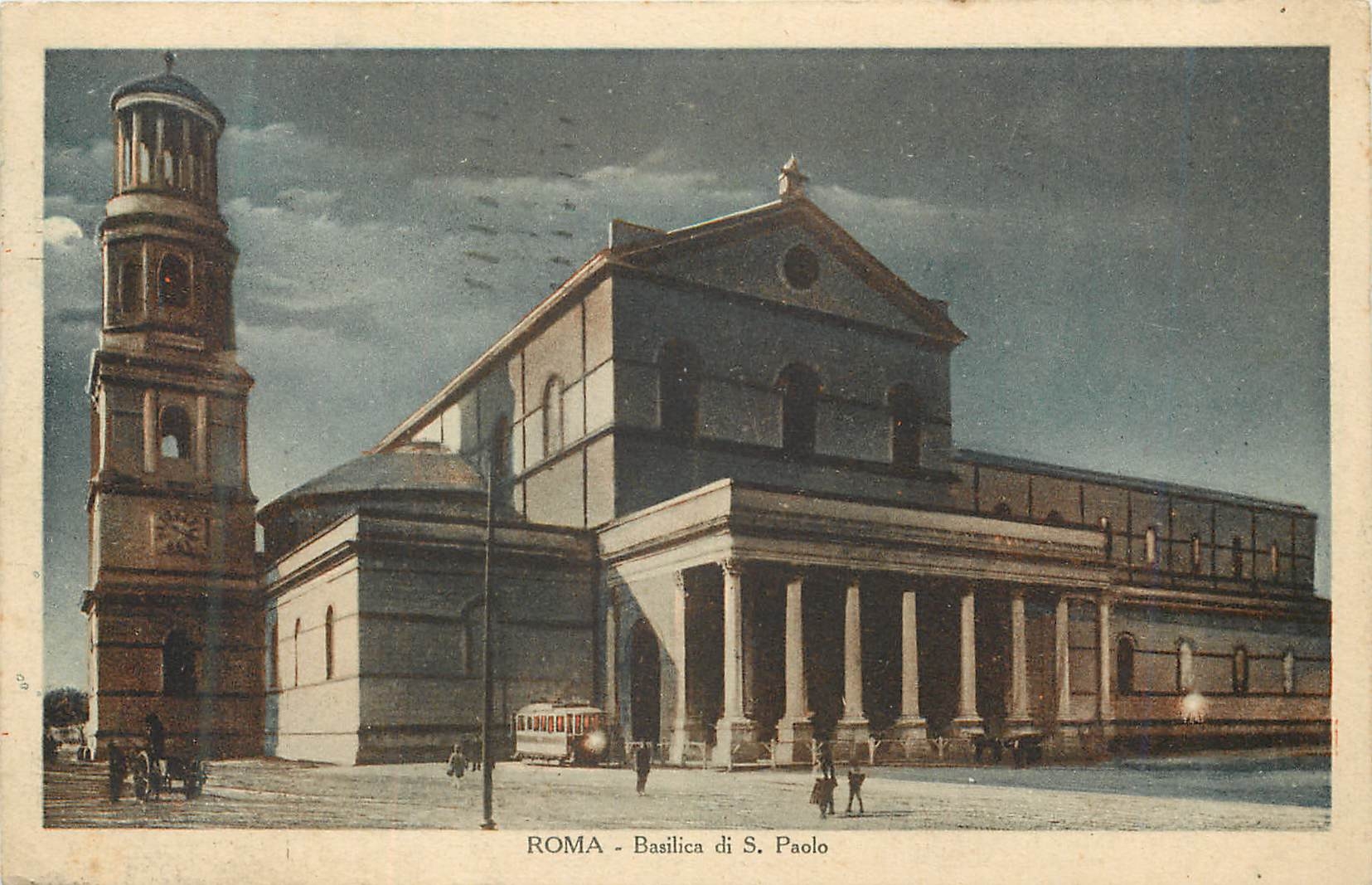 CPA Roma Basilica di S Paolo