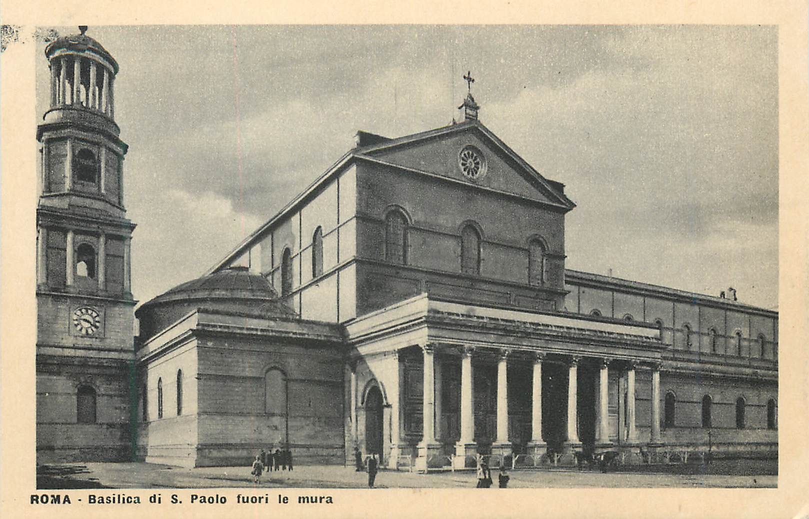 CPA Roma Basilica di S Paolo fuori le mura