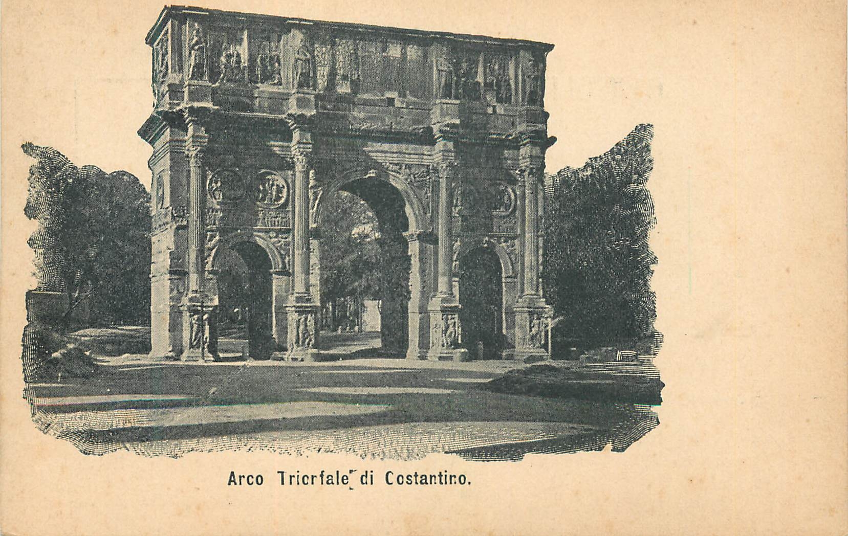 CPA Arc Trierfale di Costantino