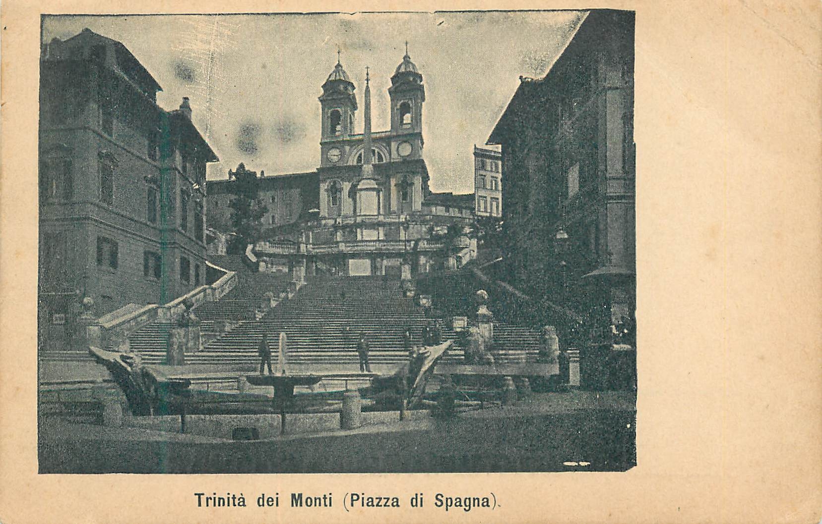 CPA Trinita dei Monti (Piazza di Spagna)