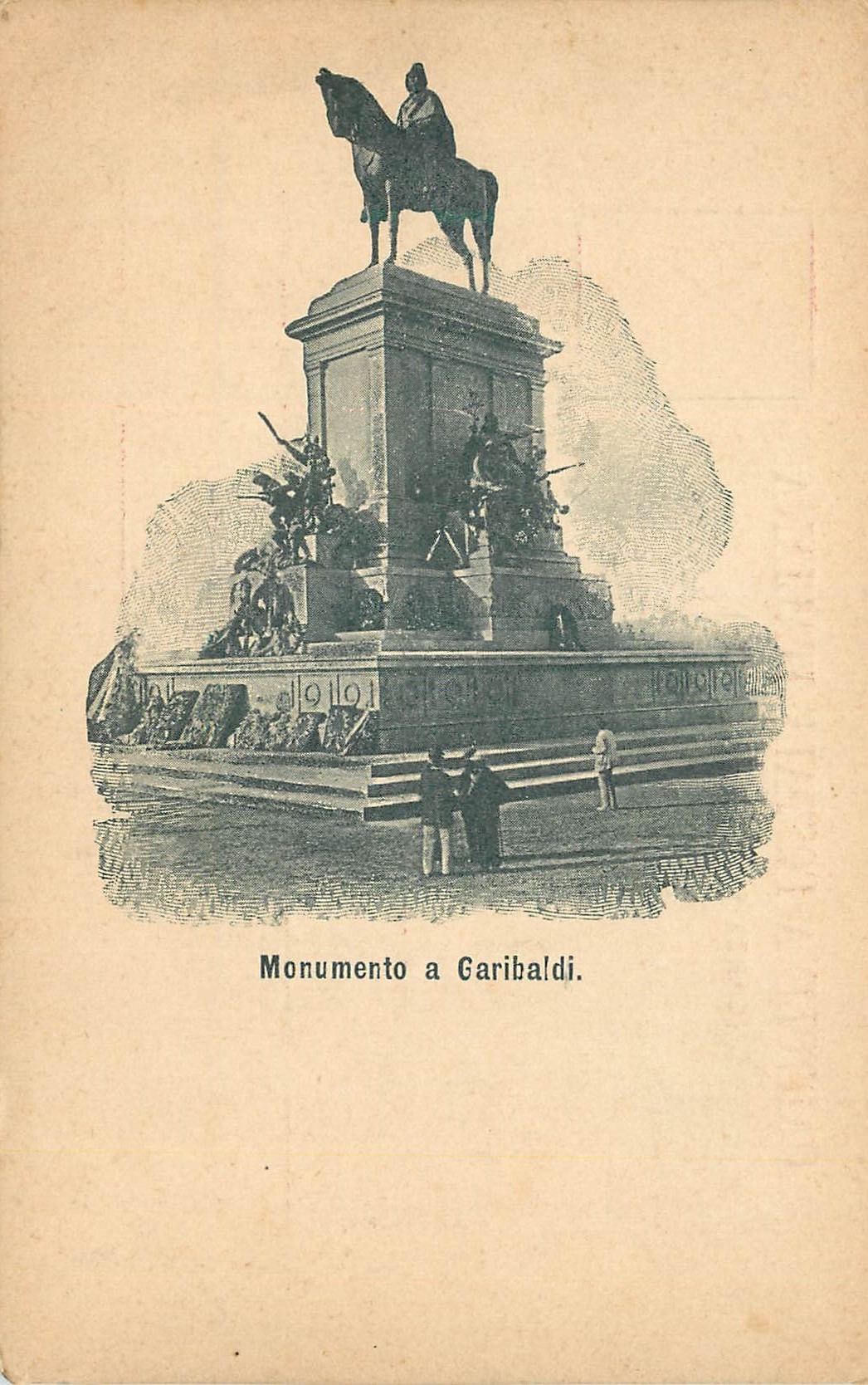 CPA Monumento a Garibaldi