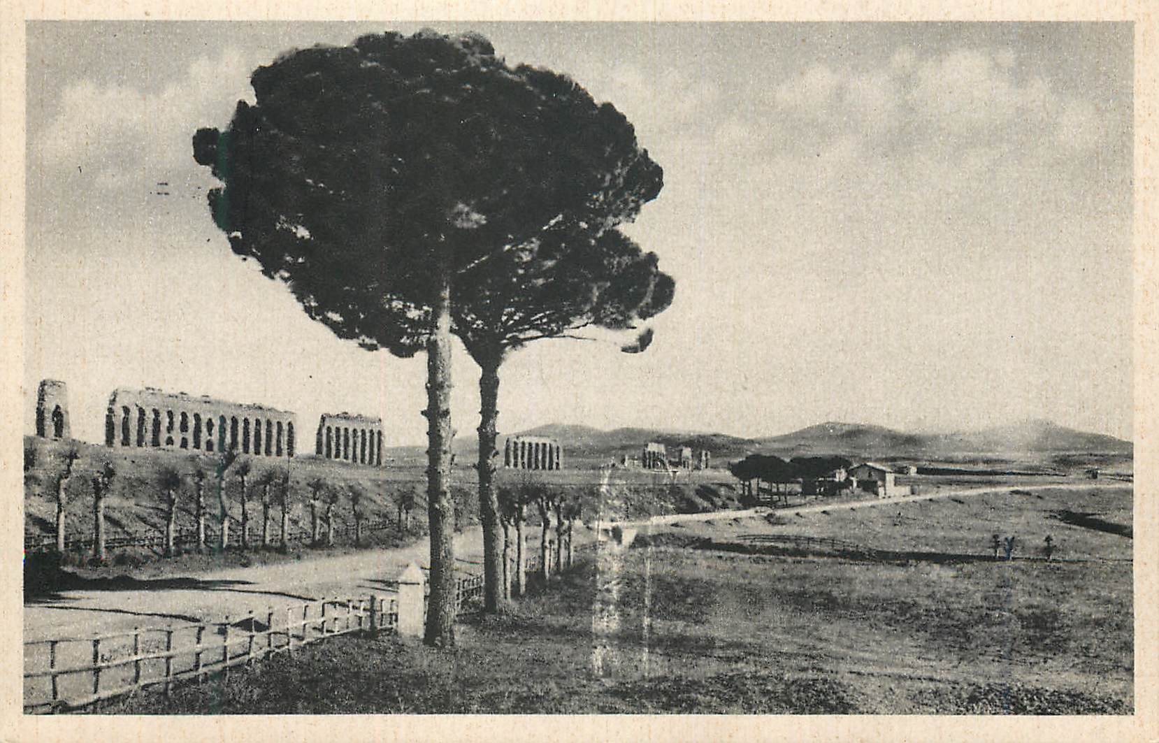 CPA Roma Acqueduc de Claudie sur la Via Appia Nuova