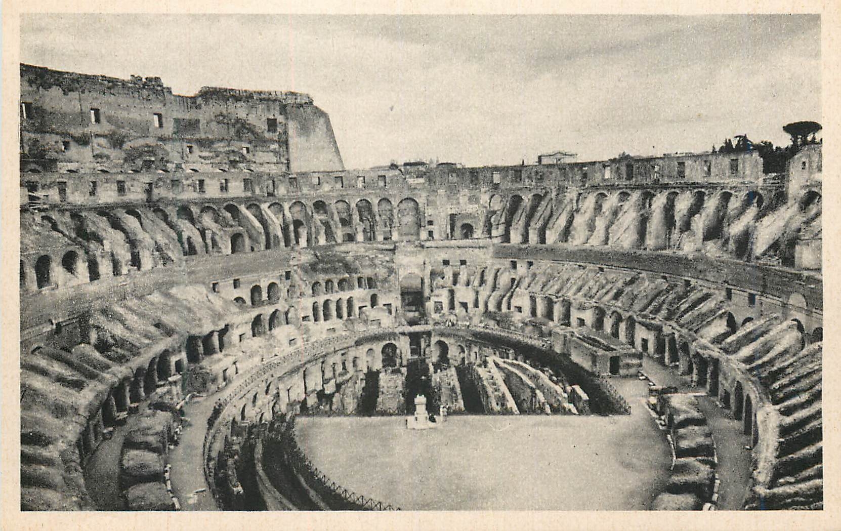 CPA Roma Colysee avec les nouvelles fouilles