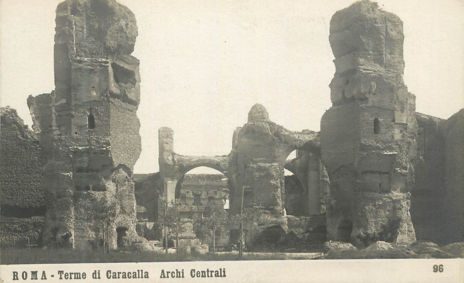 CPA Roma Terme di Caracalla Archi Centrali