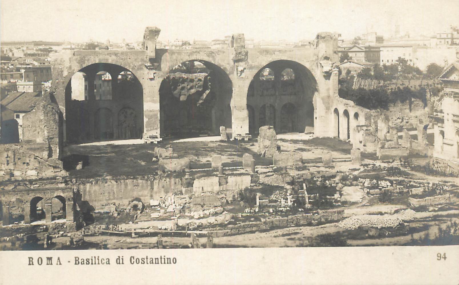 CPA Roma Basilica di Constantino