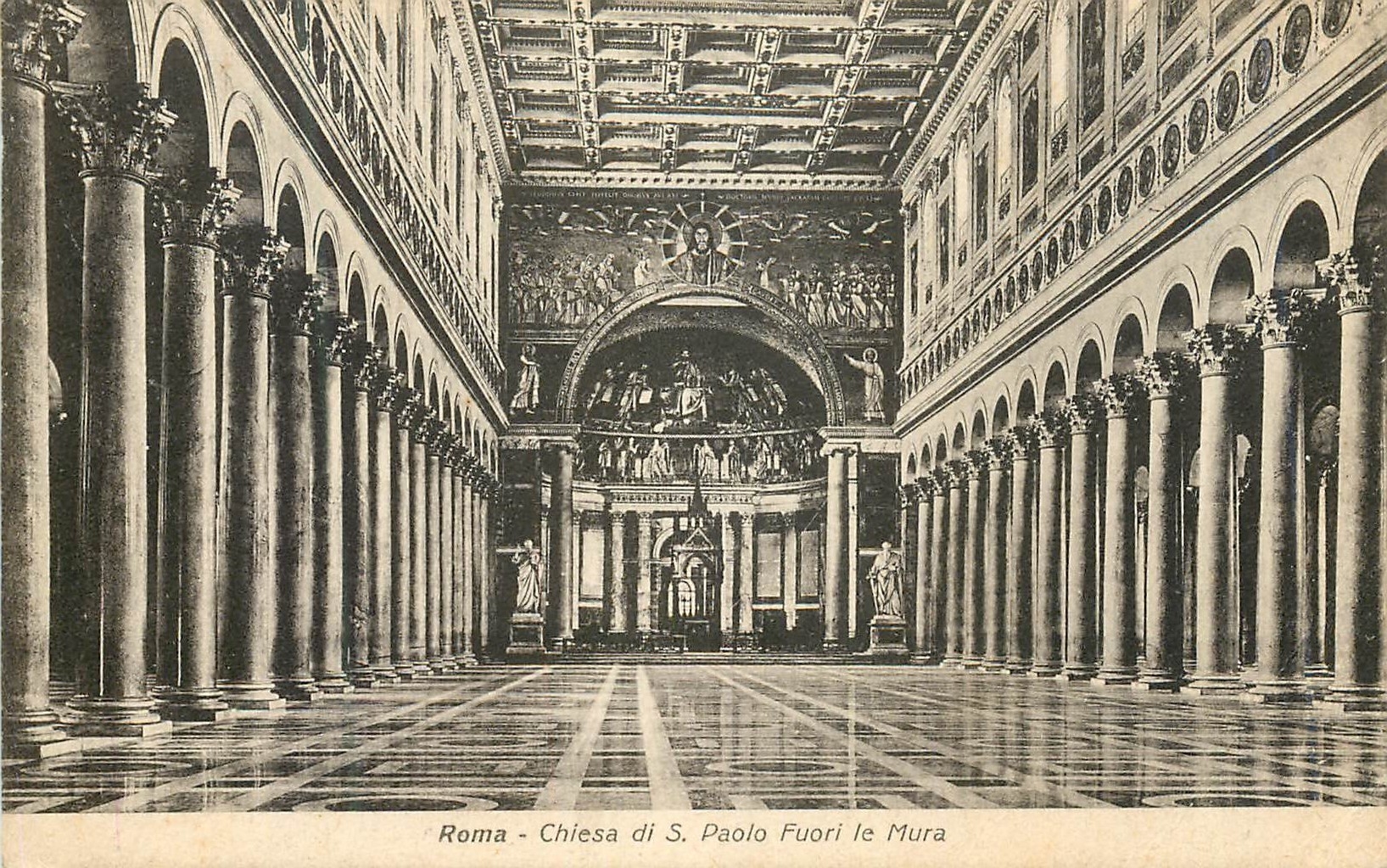 CPA Roma Chiesa di S Paolo Fuori le Mura