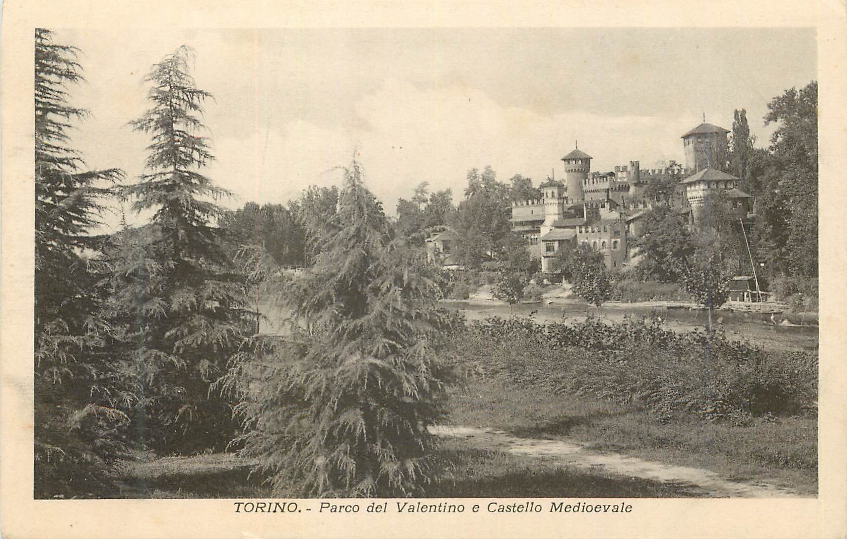 CPA Torino Parco del Valentino e Castello Medioevale