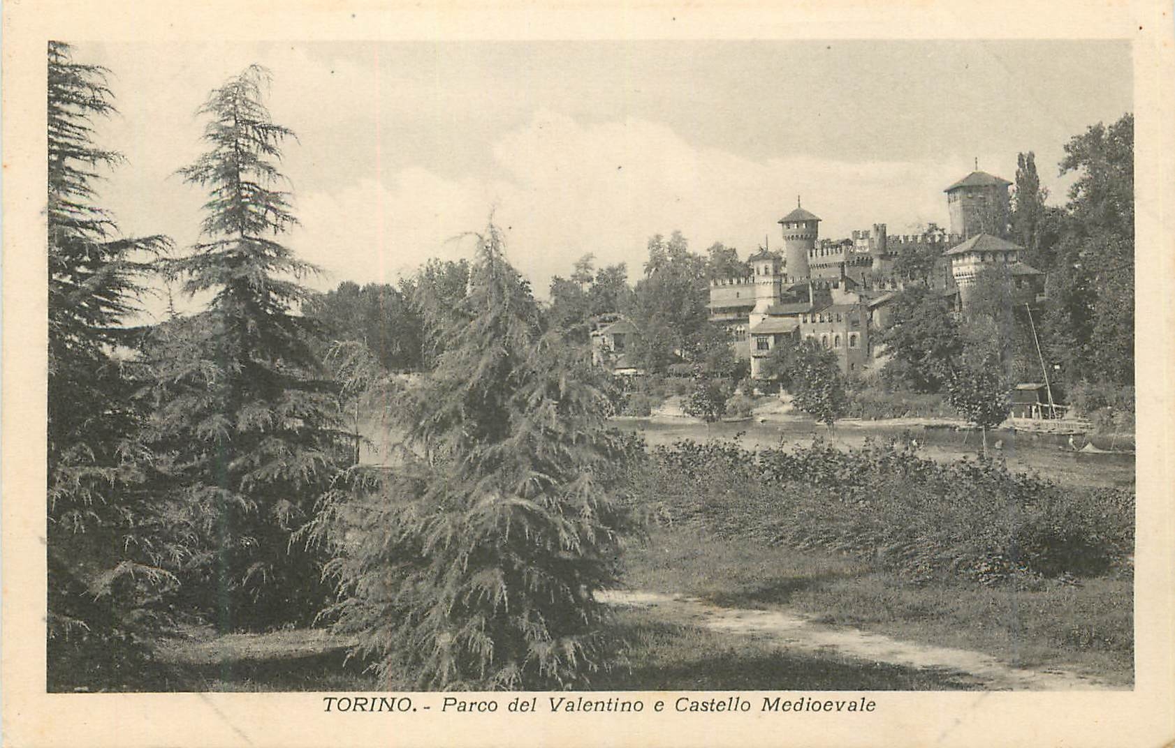 CPA Torino Parco del Valentino e Castello Medioevale