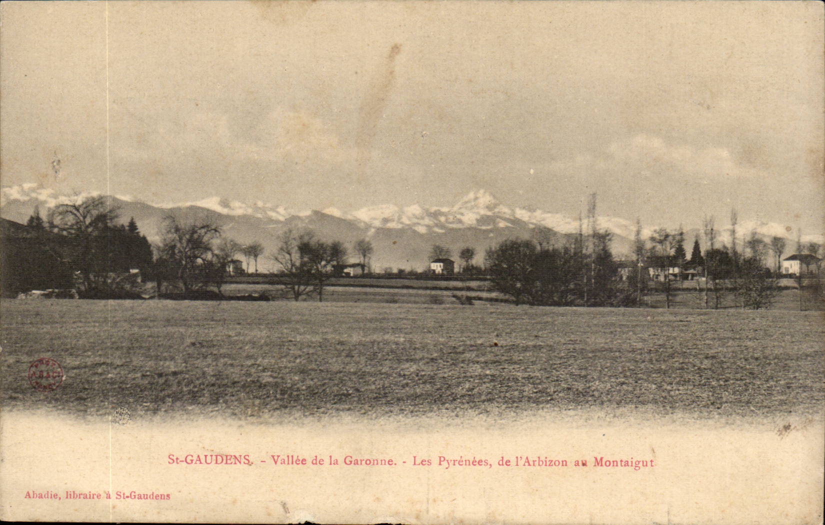 St Gaudens CPA Valley of the Garonne the Pyrenees of Arbizon in Montaigut