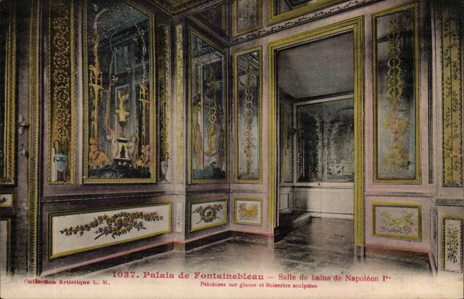 Palate of Fontainebleau CPA Bathroom of Napoleon 1st