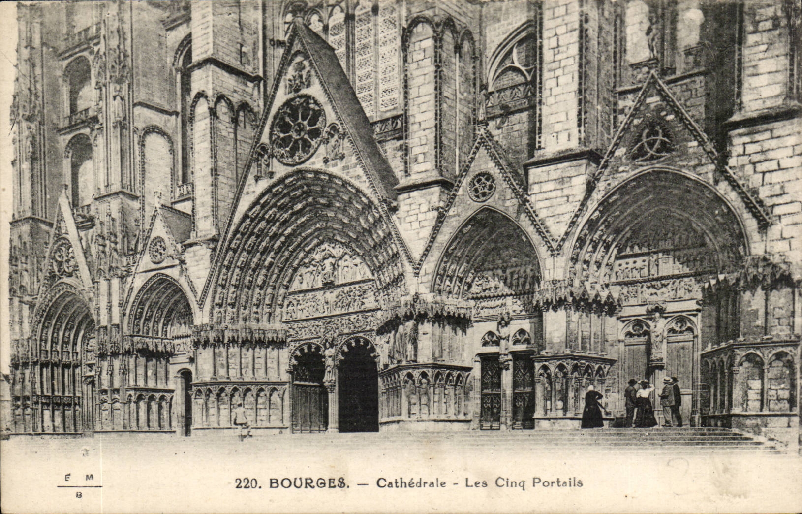 Bourges CPA Cathedral five gates