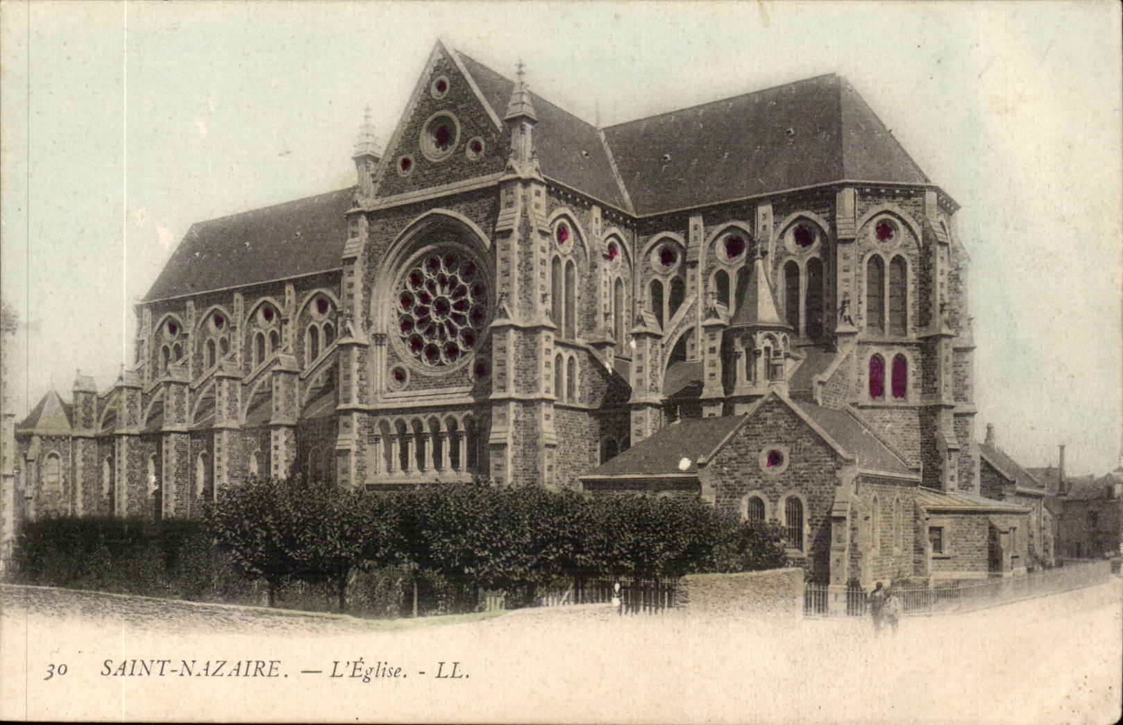 Saint Nazaire CPA die Kirche
