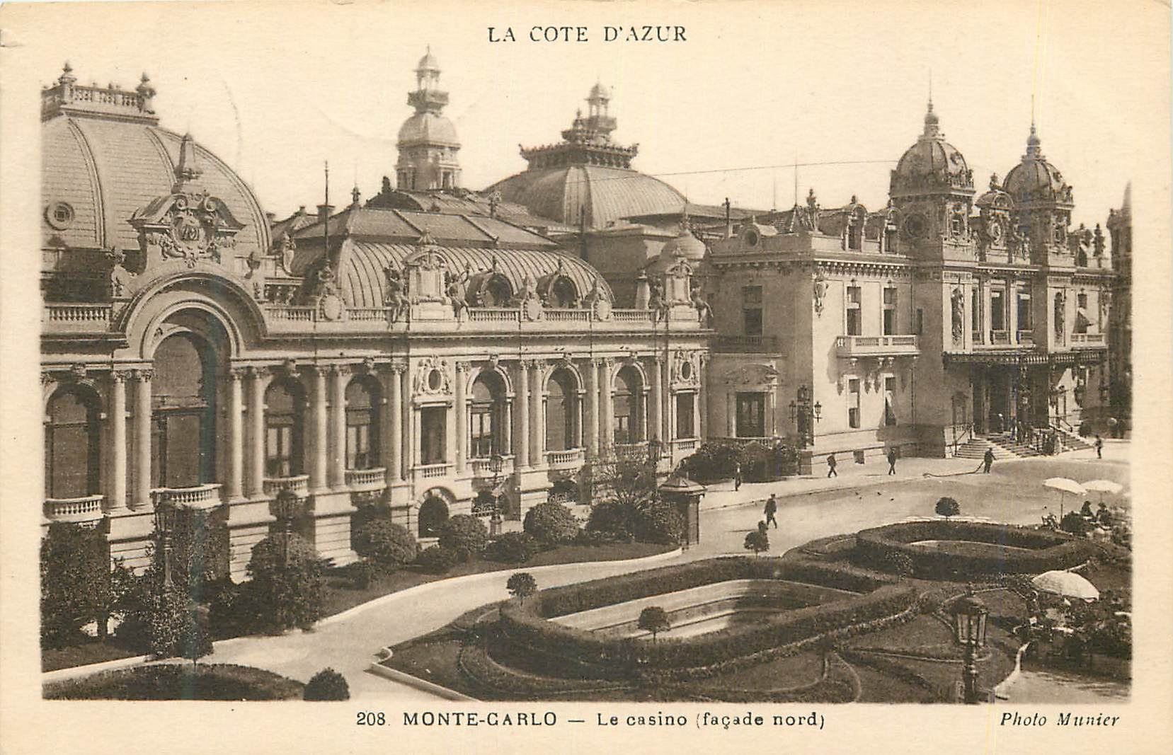 CPA MONTE-CARLO - Le casino facade nord