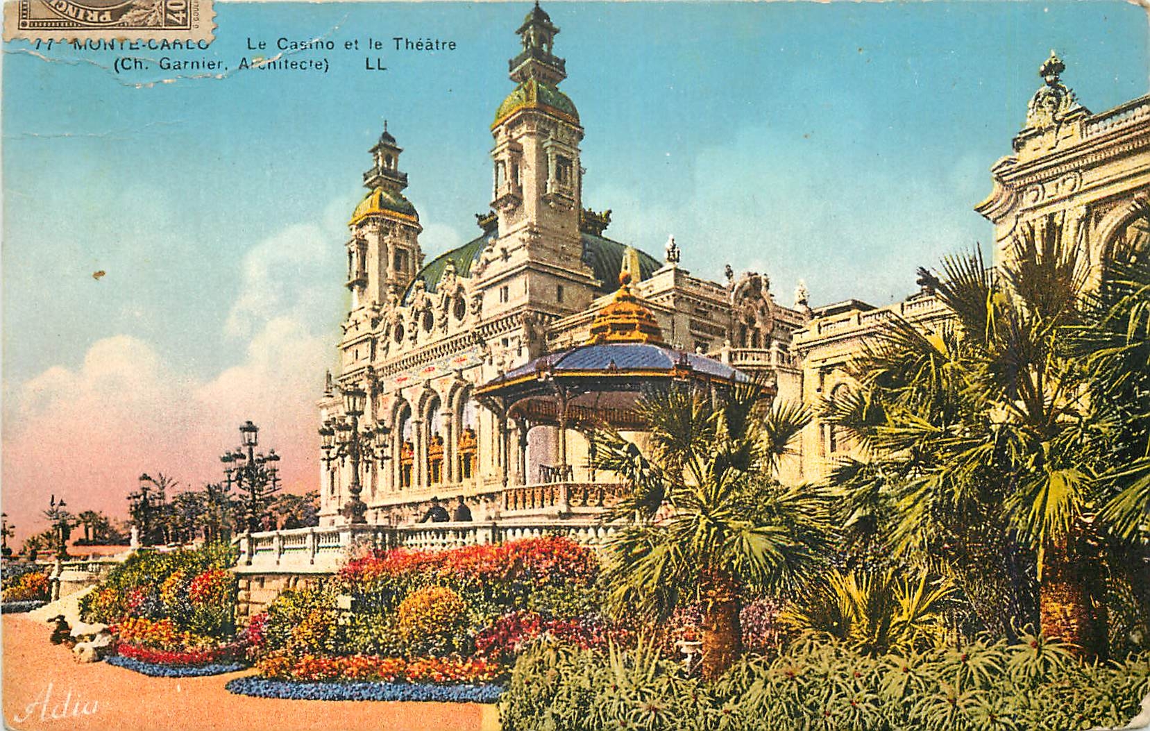 CPA Monte-Carlo Le Casino et le Theatre