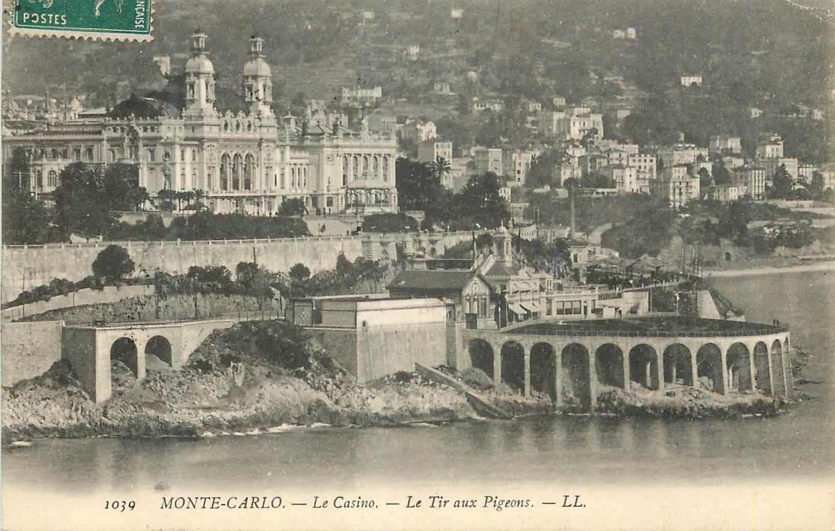 CPA MONTE-CARLO — Le Casino Le Tir aux Pigeons