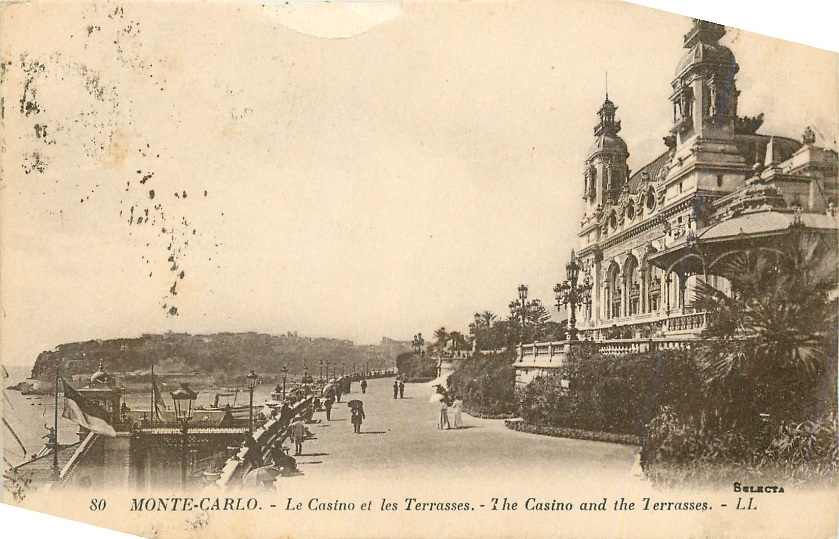 CPA MONTE-CARLO - Le Casino et Ies Terrasses