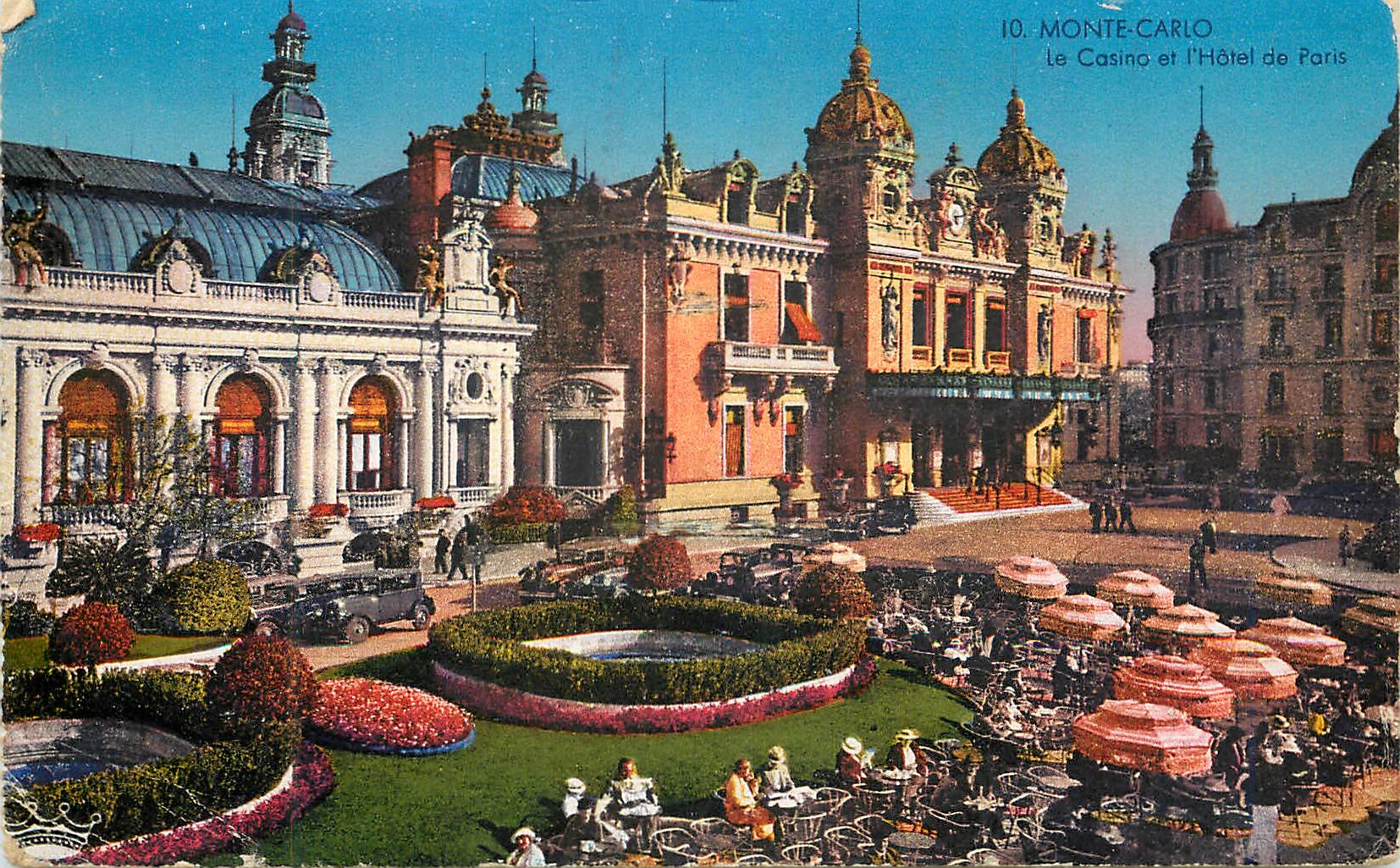 CPA MONTE-CARLO Le Casino et I'Hotel de Paris