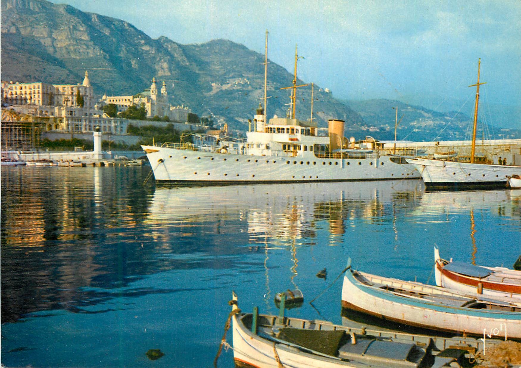 CPM COULEURS ET LUMIÈRE DE FRANCE La Côte d'Azur  miracle de la nature MONTE-CARLO - Le Port Bateau
