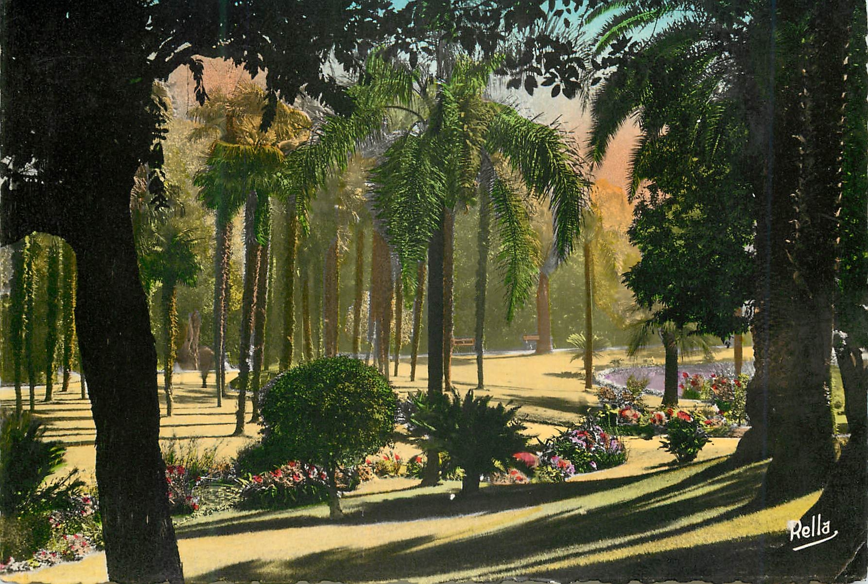 CPM LA COTE D’AZUR MONTE-CARLO Contre-jour sur les Jardins