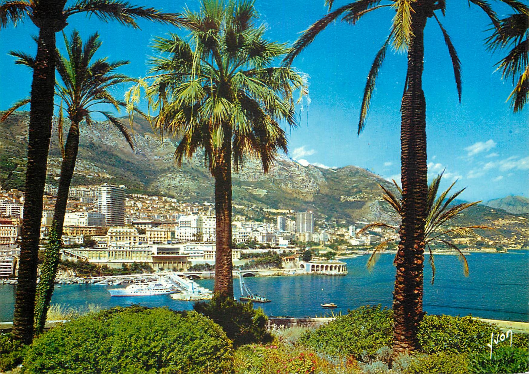 CPM COULEURS ET LUMIÈRE DE FRANCE La Côte d'Azur  miracle de la nature Principauté de MONACO Vue générale sur MONTE-CARL