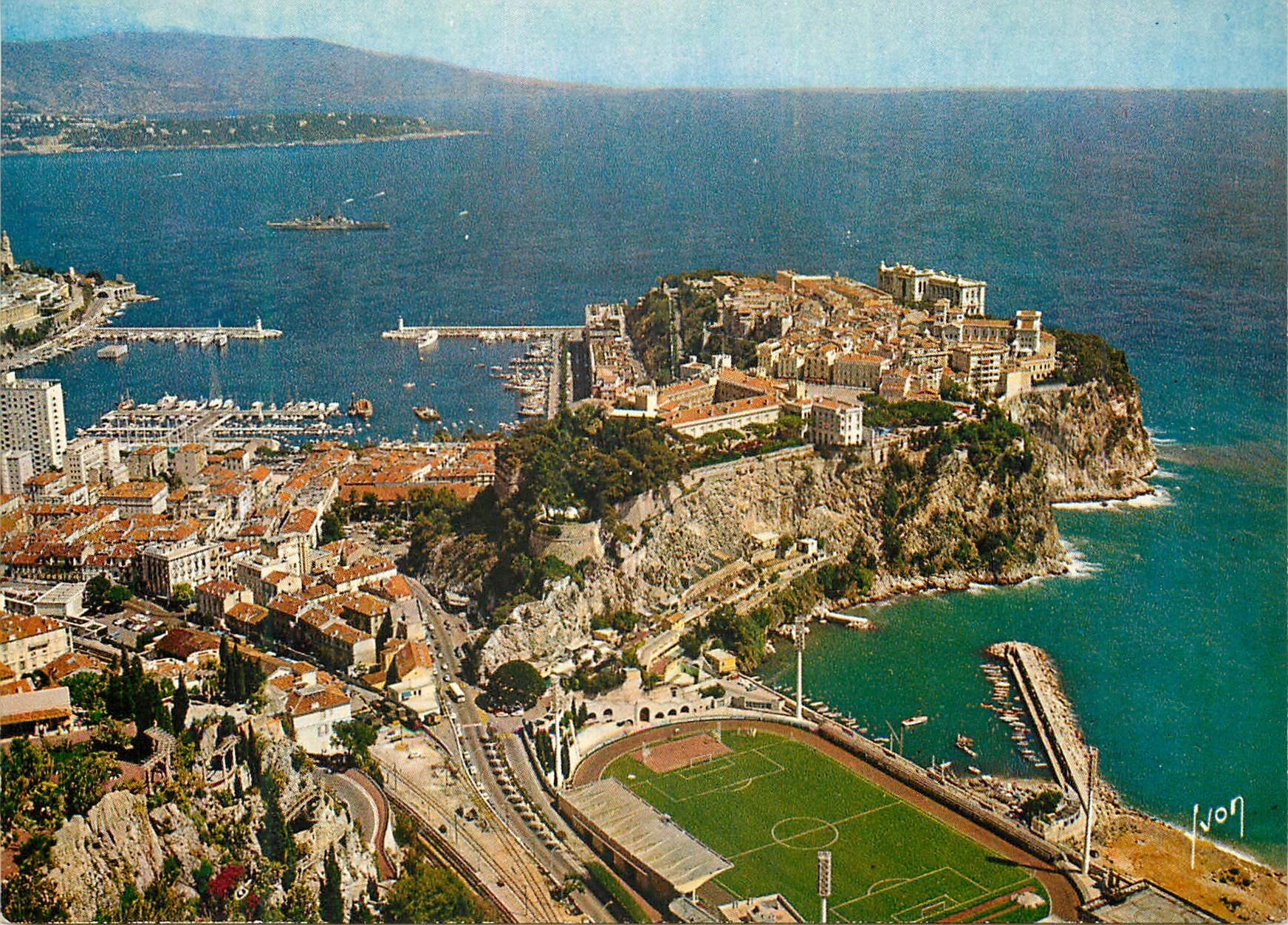 CPM COULEURS ET LUMIÈRE DE FRANGE La Côte d'Azur  miracle de la nature PRINCIPAUTÉ DE MONACO Vue générale sur Monaco