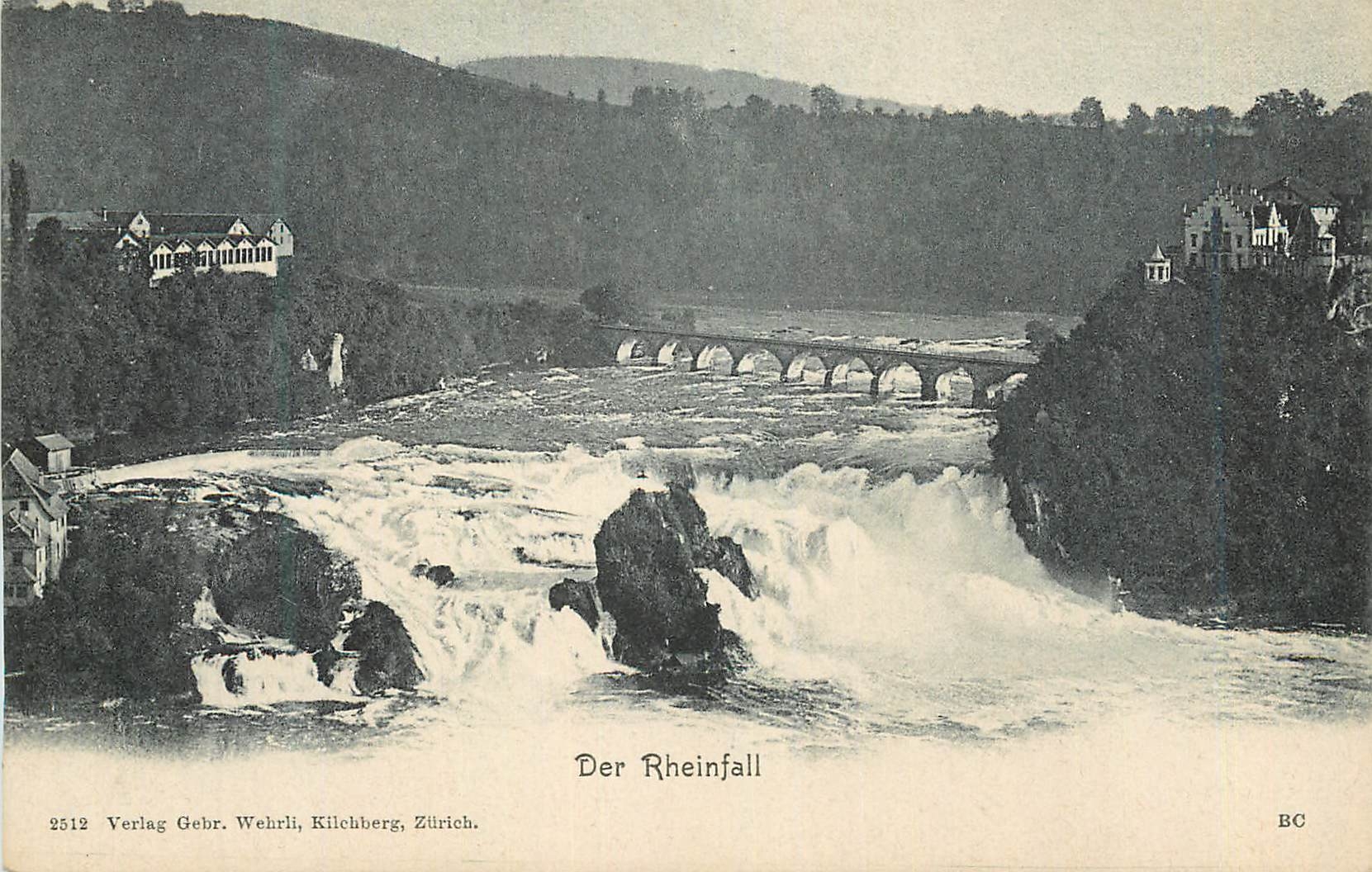 CPA Der Rheinfall 