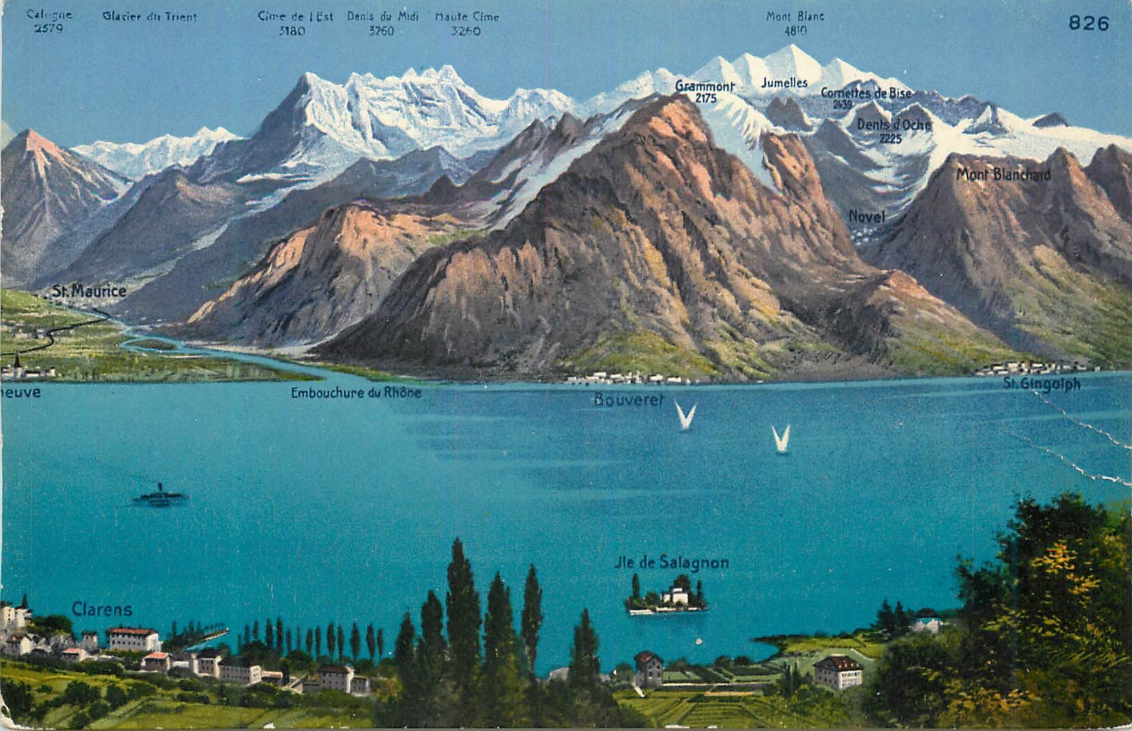 CPA Cime de l'Est Mont Blanc