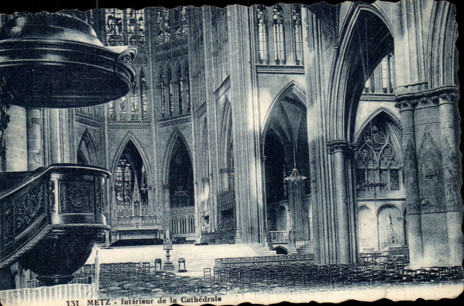 Interior Metz CPA of the cathedral