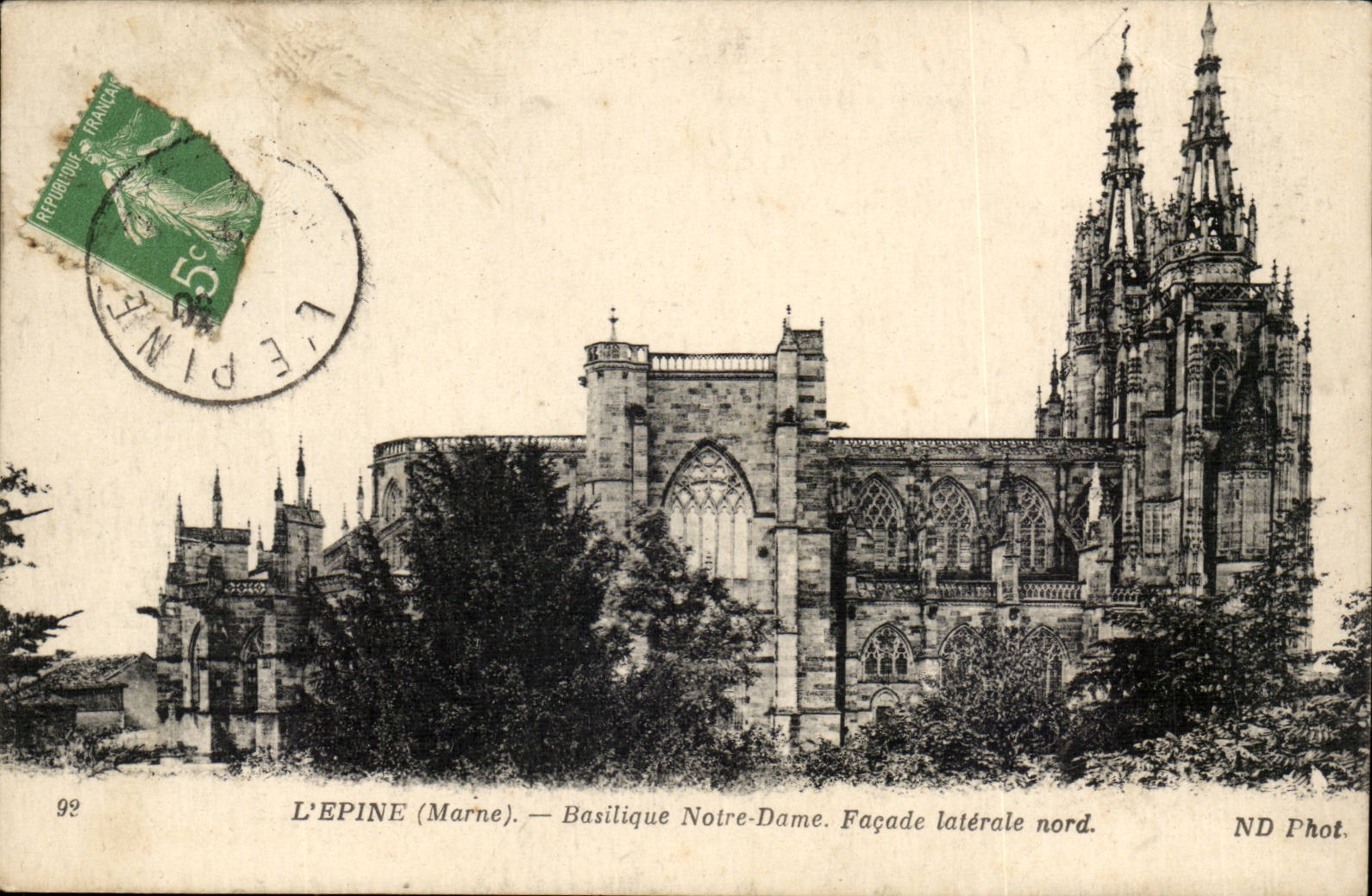 Spine CPA Basilica northern Notre Dame Side wall