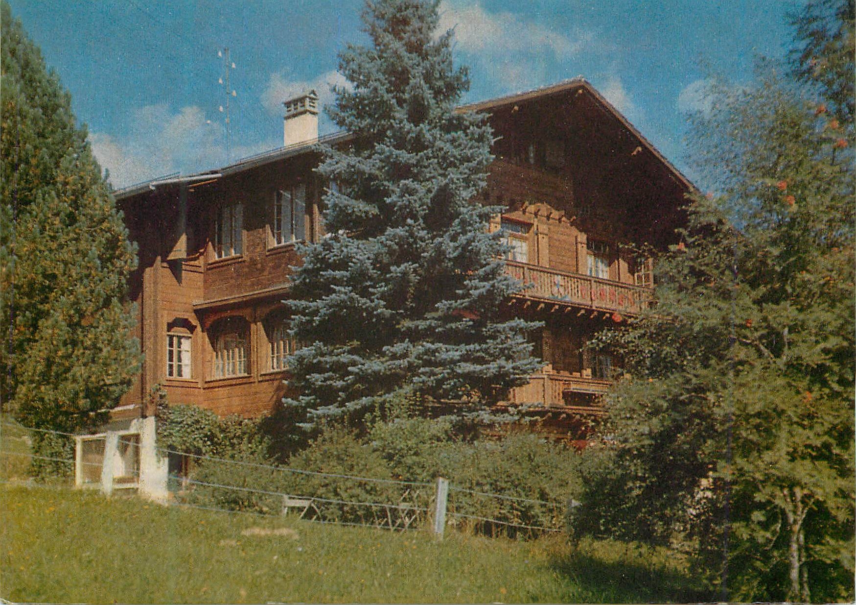 CPM Home Le Petit Poucet M et Mme Francois Bernasconi Telephone Chesieres Villars Suisse